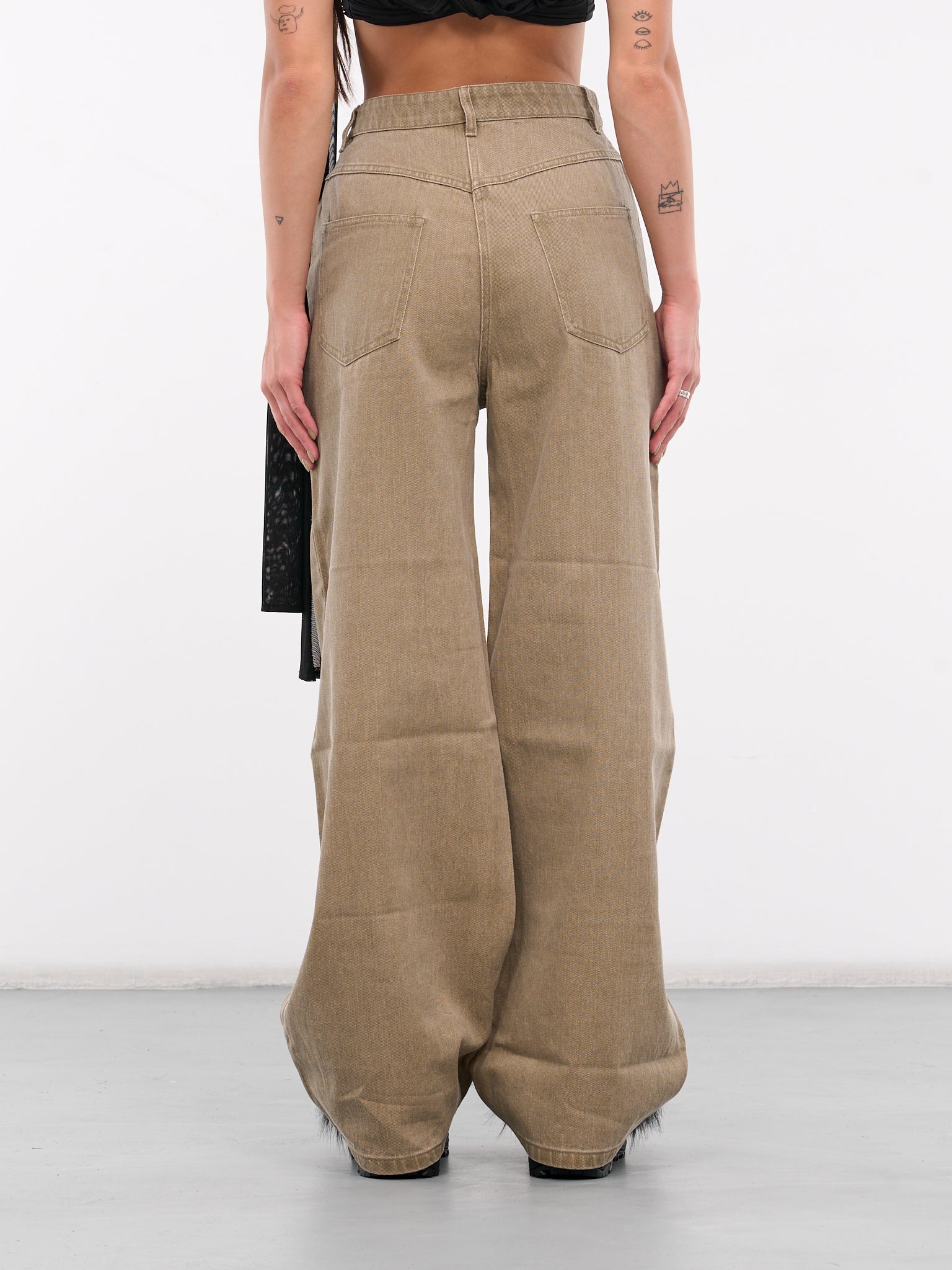 Oversized Drop Jeans - 3