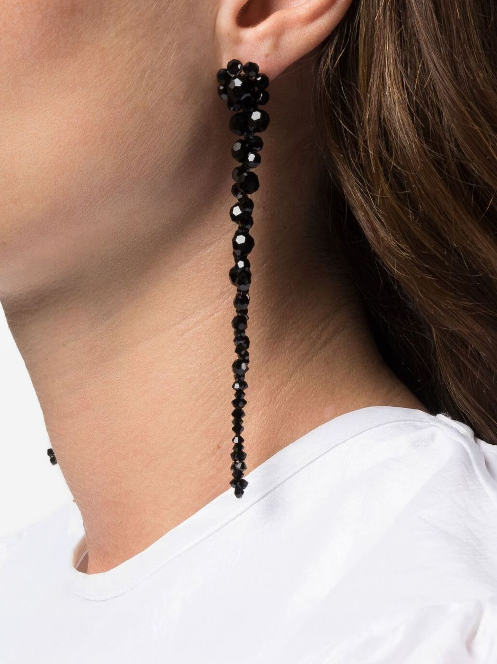 bead drip earrings - 2