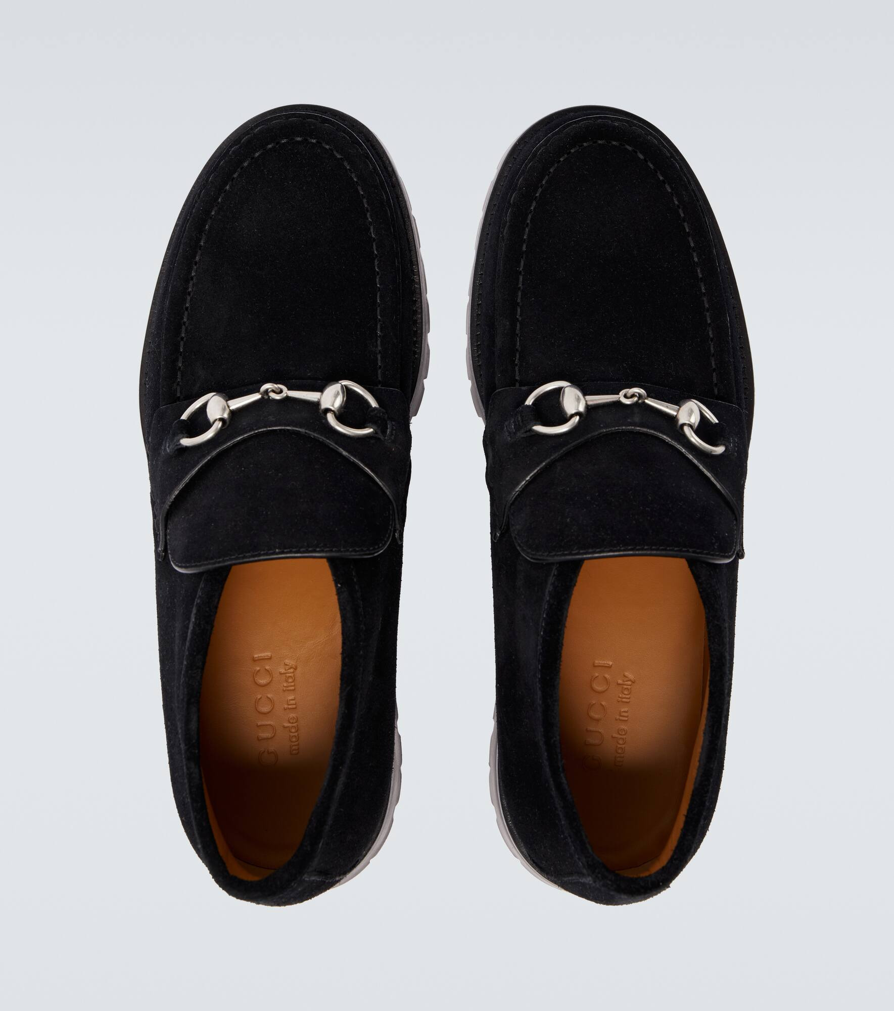 Horsebit suede ankle boots - 4