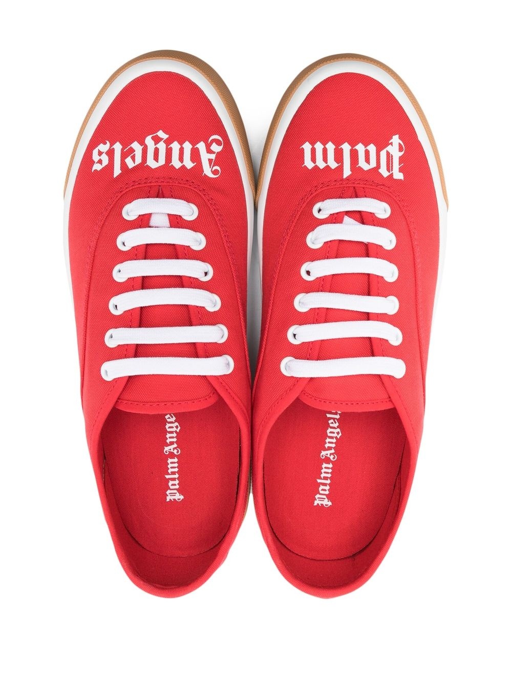 logo-print lace-up sneakers - 4