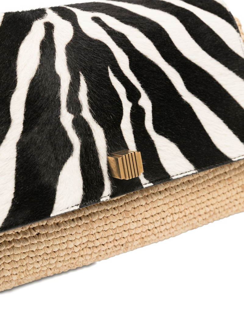 Audrey zebra-print cross-body bag 4