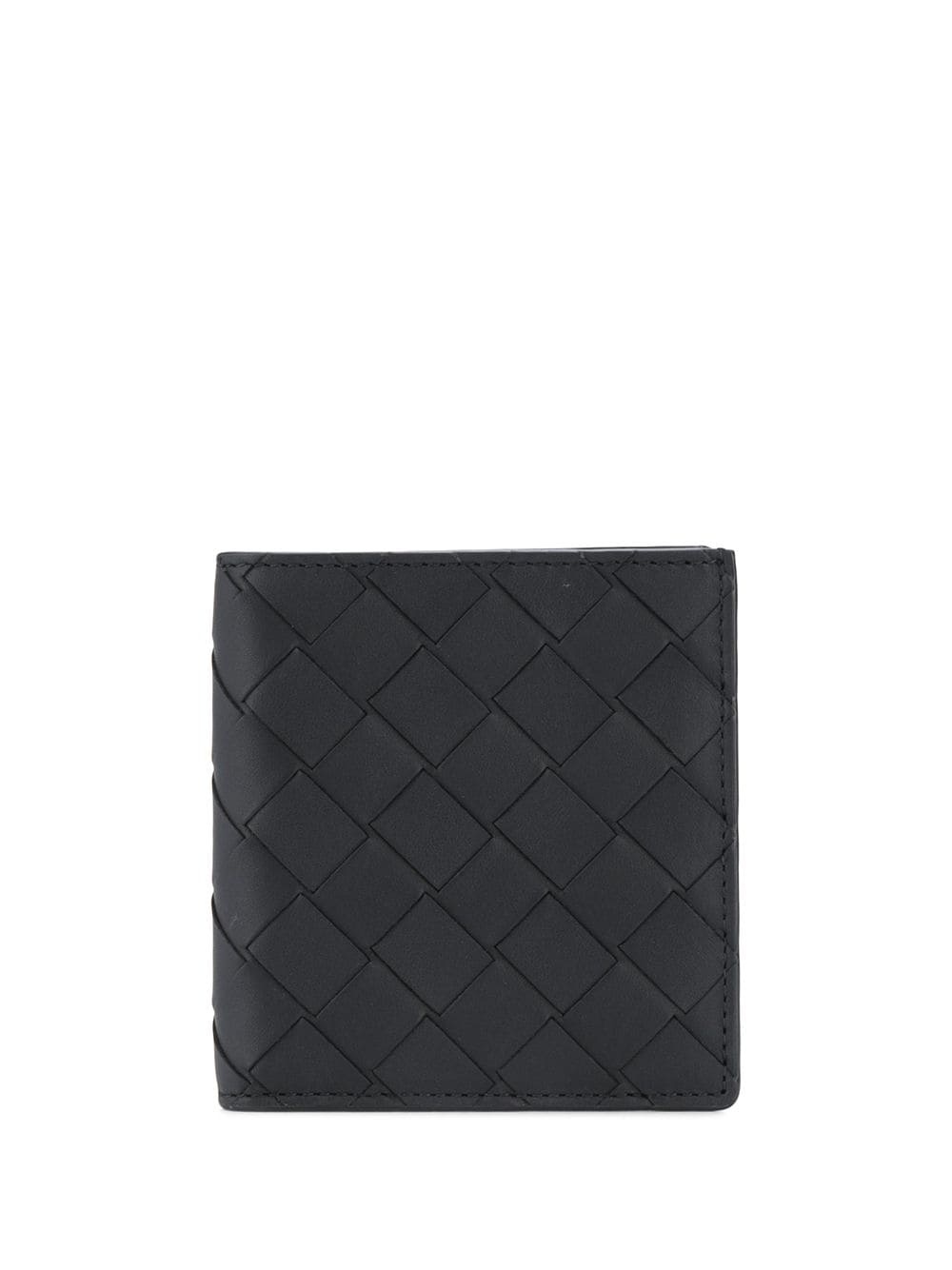 intrecciato weave bi-fold wallet - 1