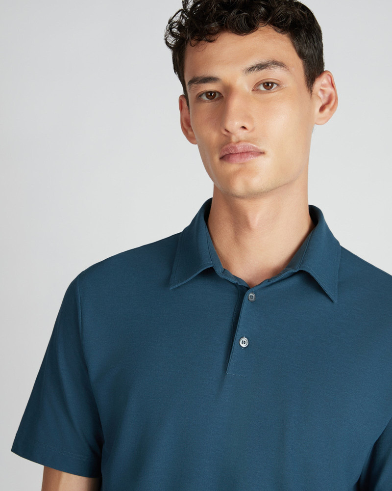 Slim-fit organic IceCotton polo shirt 4