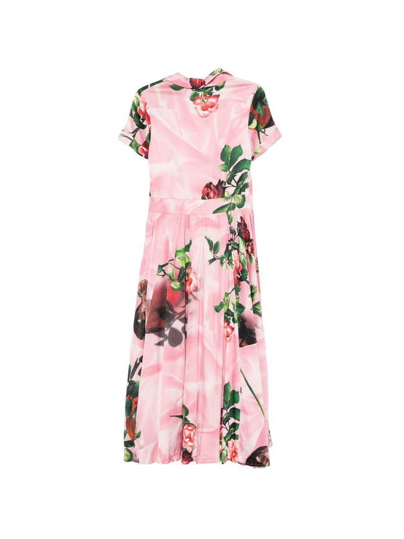 VIVETTA floral-print pleated dress outlook