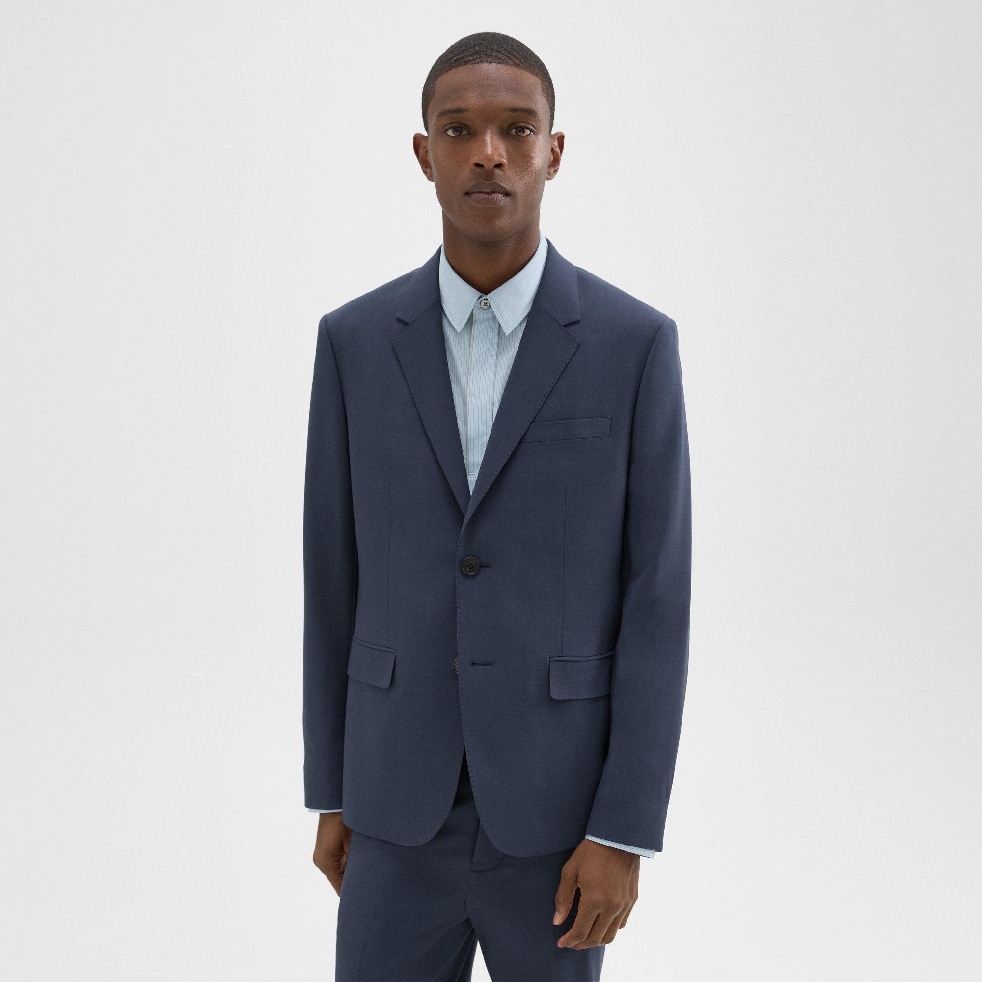 Virgin Wool Two-Button Blazer - 2