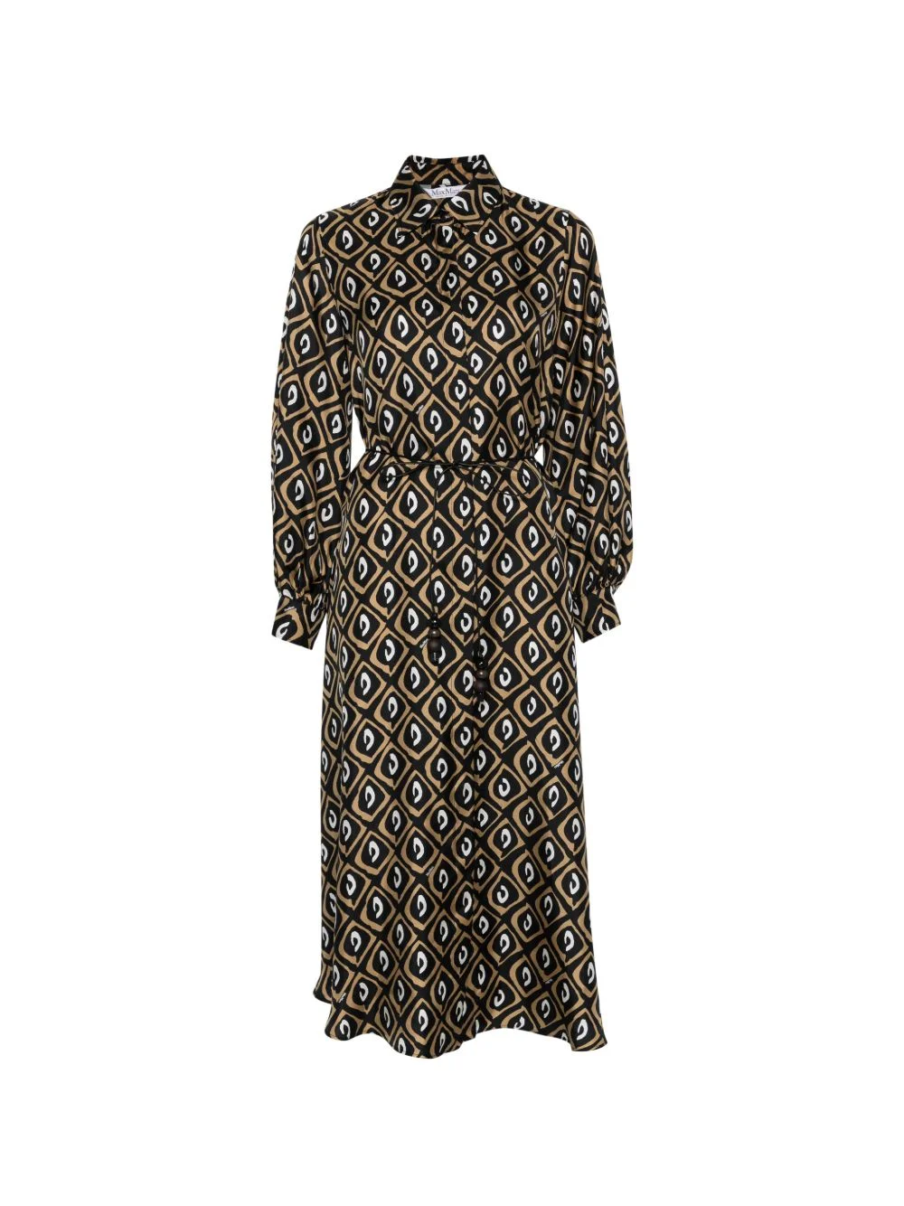 printed midi dress - 1