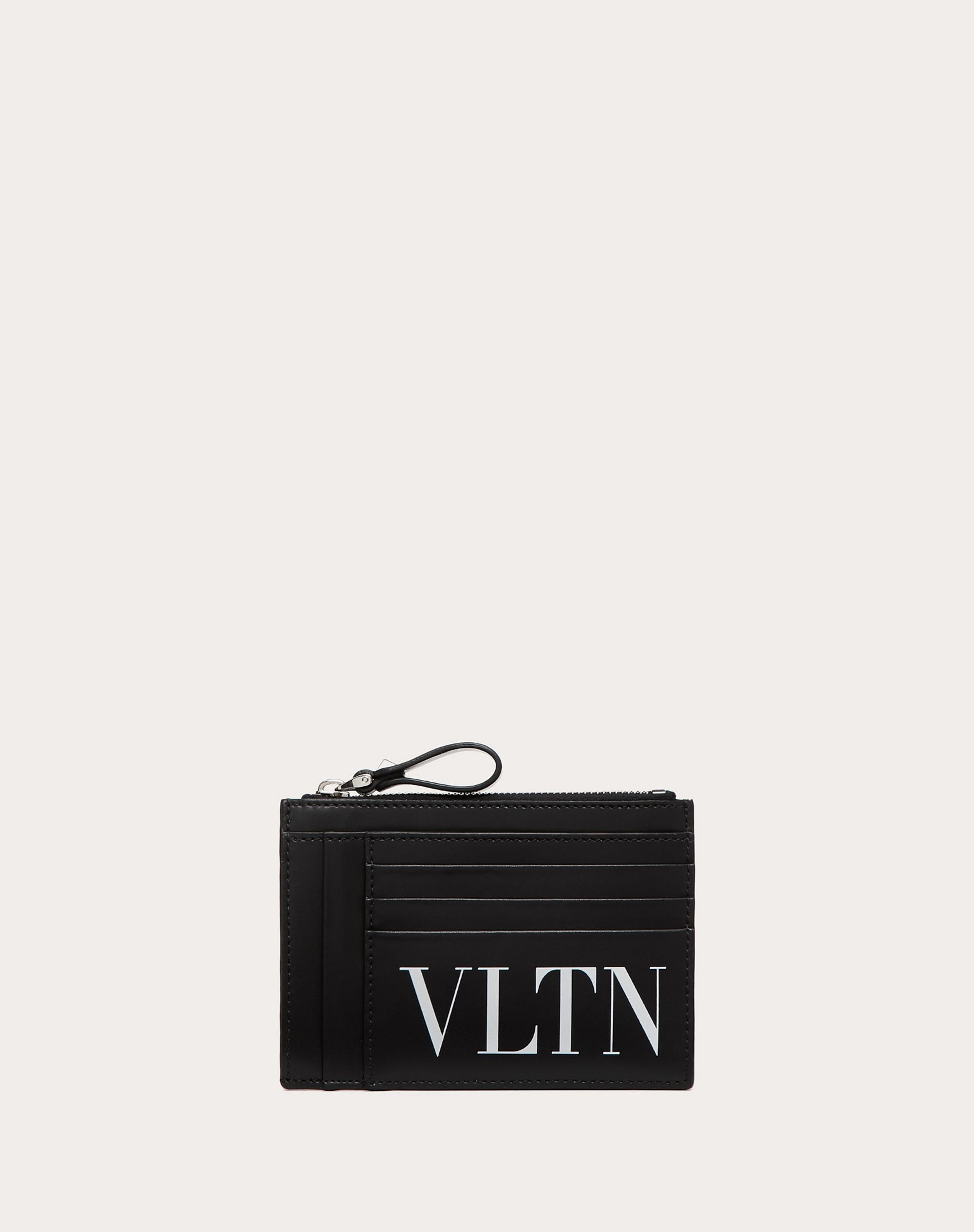 Leather VLTN card holder - 1