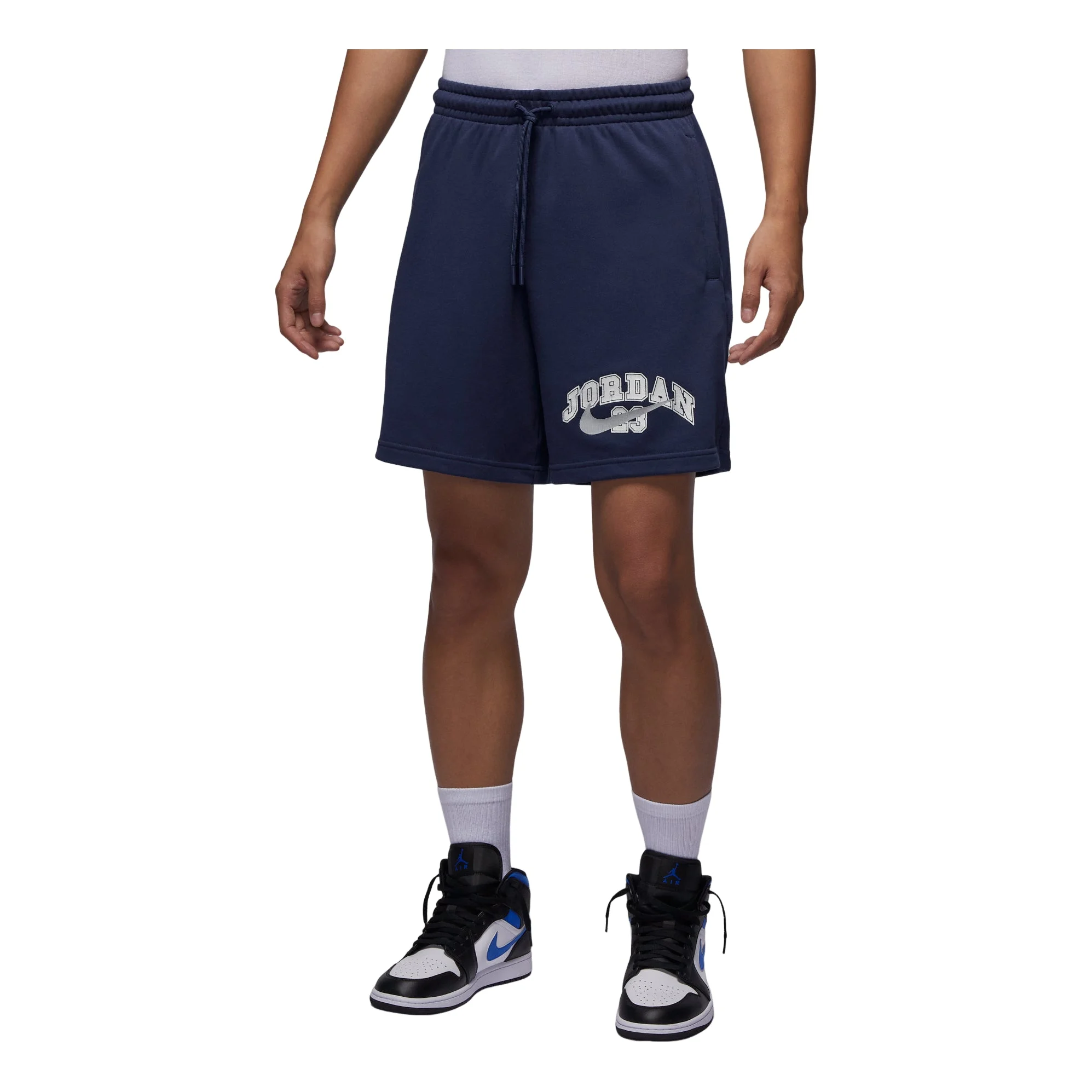 Air Jordan MVP French Terry Pants Asia Sizing 'Dark Navy Blue' IB7273-410 - 1