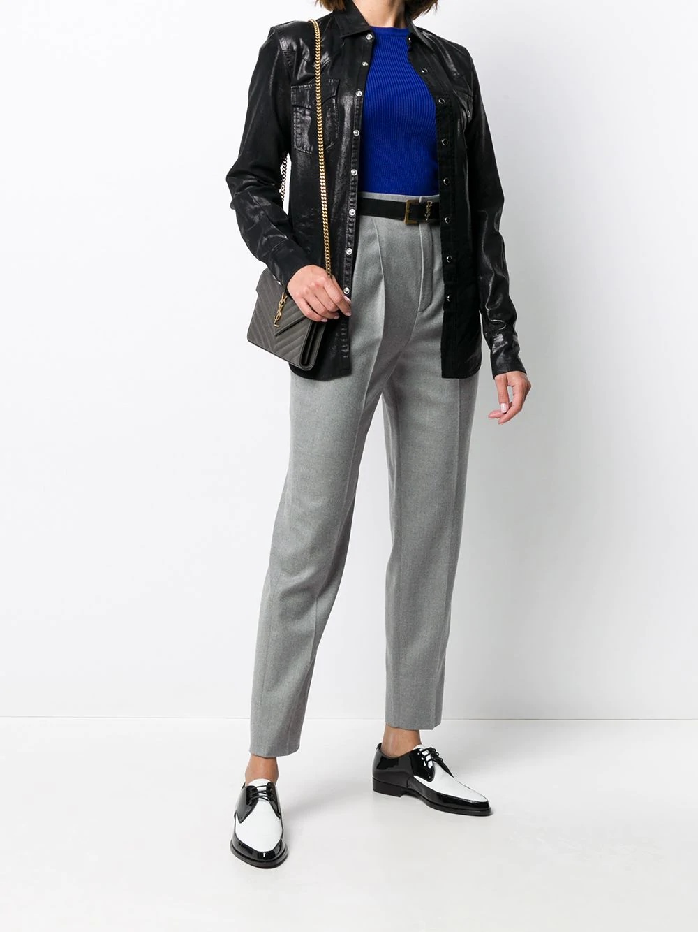 high-waist tailored trousers - 2