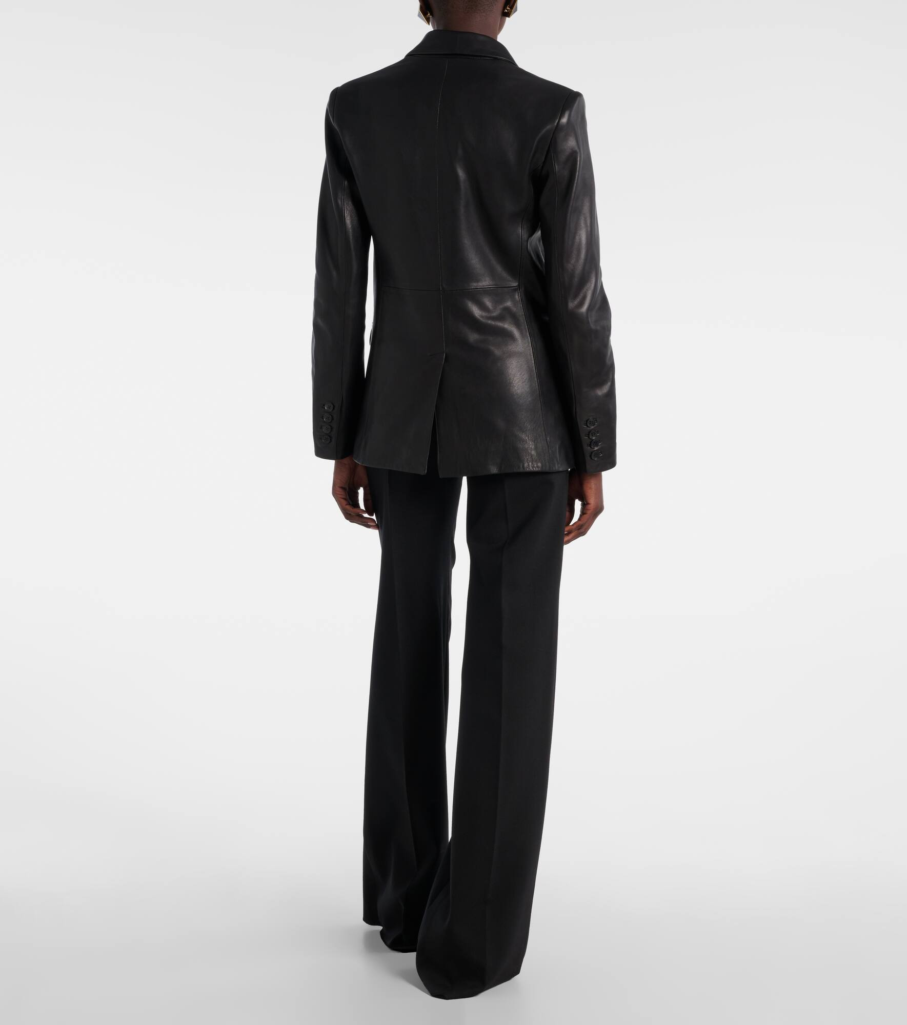 Belmonde leather blazer - 3