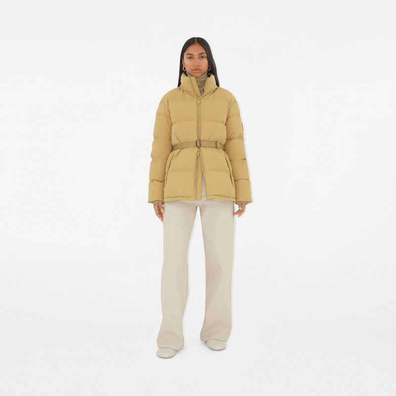 Short Nylon Puffer Coat 5