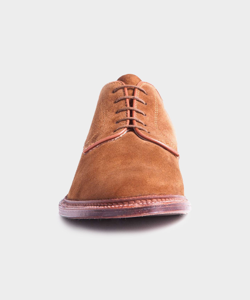 Alden Unlined Suede Plain Toe Blucher 3