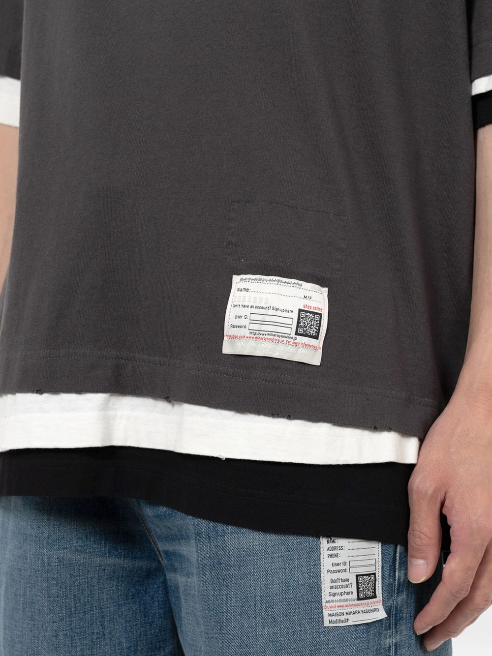 layered pocket T-shirt - 5