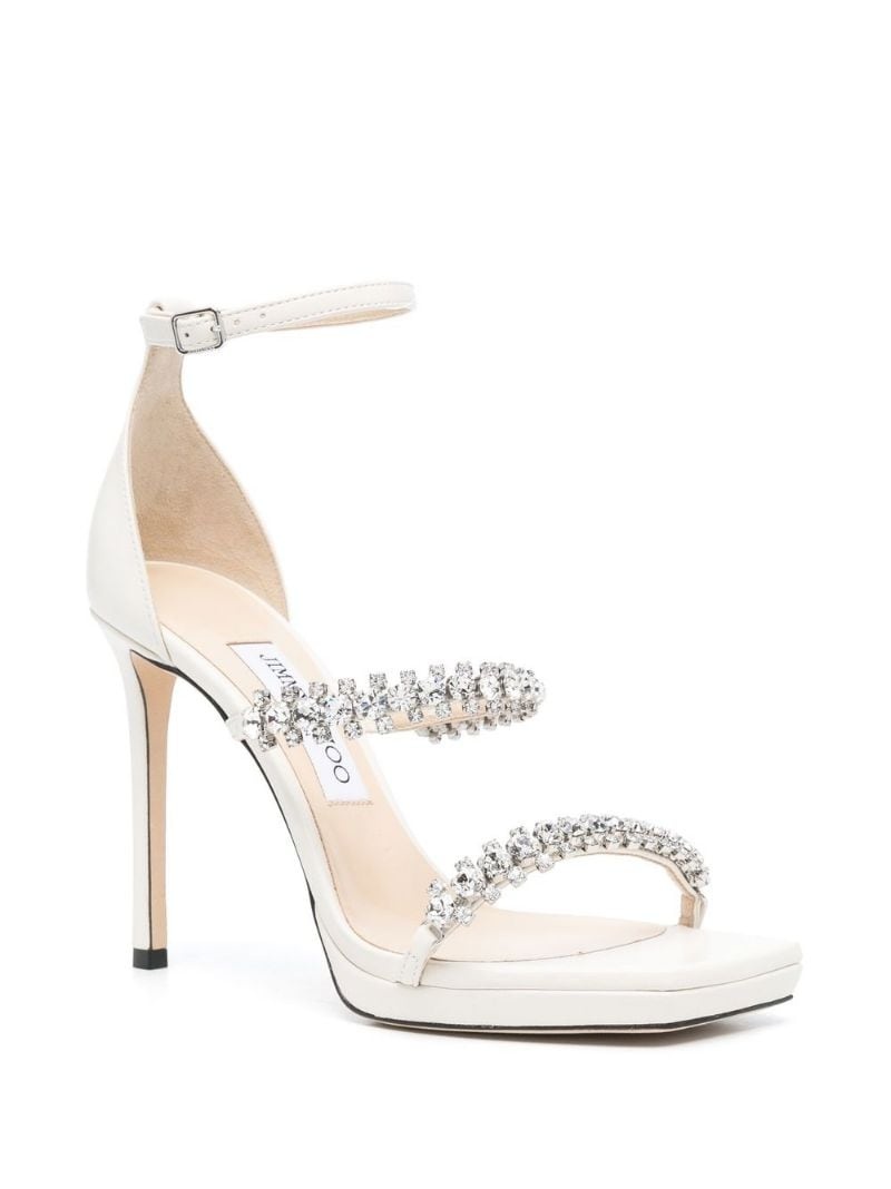 Bing 105mm crystal sandals - 2