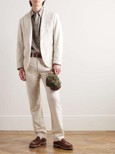 RRL by Ralph Lauren Saunders Straight-Leg Cotton and Linen-Blend Suit Trousers outlook