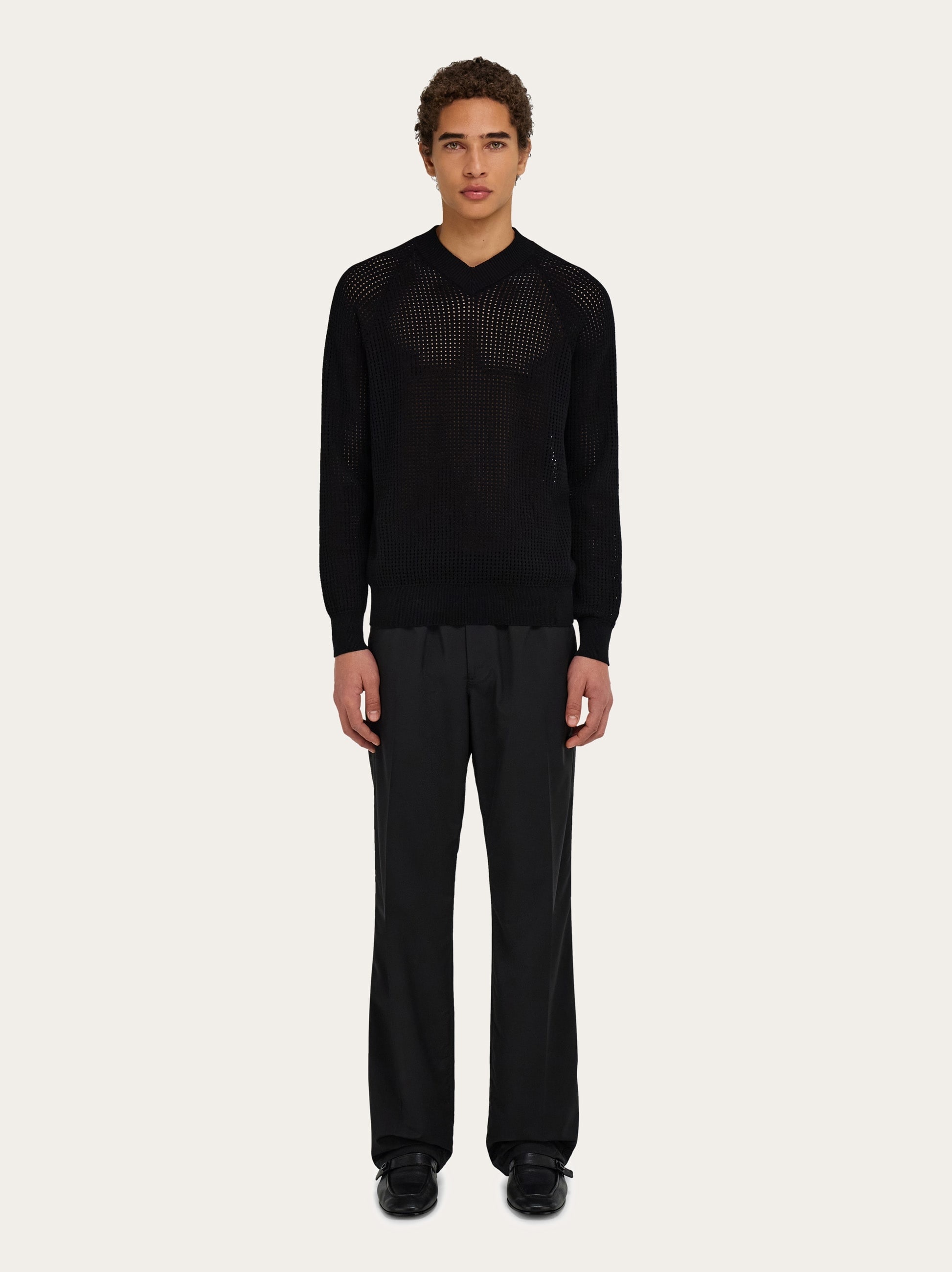 Open knit sweater - 6