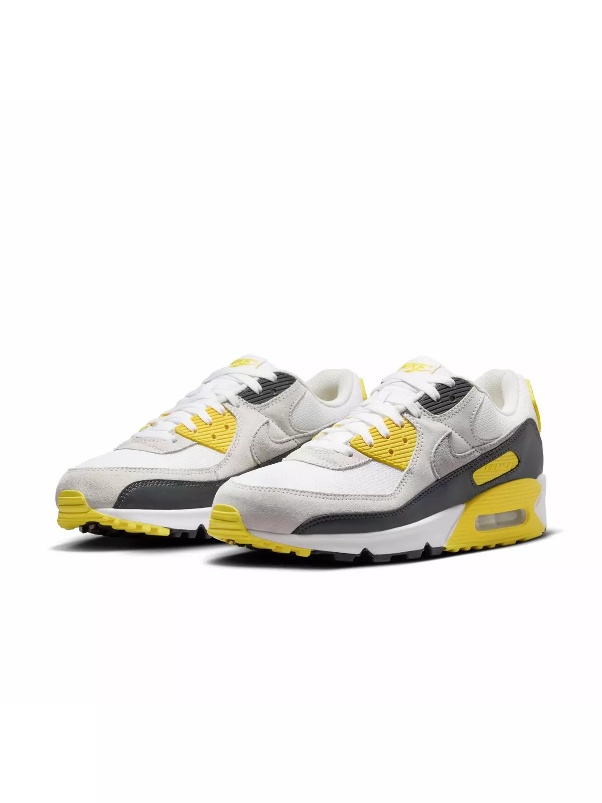 Air Max 90 "White/Lightning/Photon Dust/Light Smoke Grey" Men's Shoe - 3