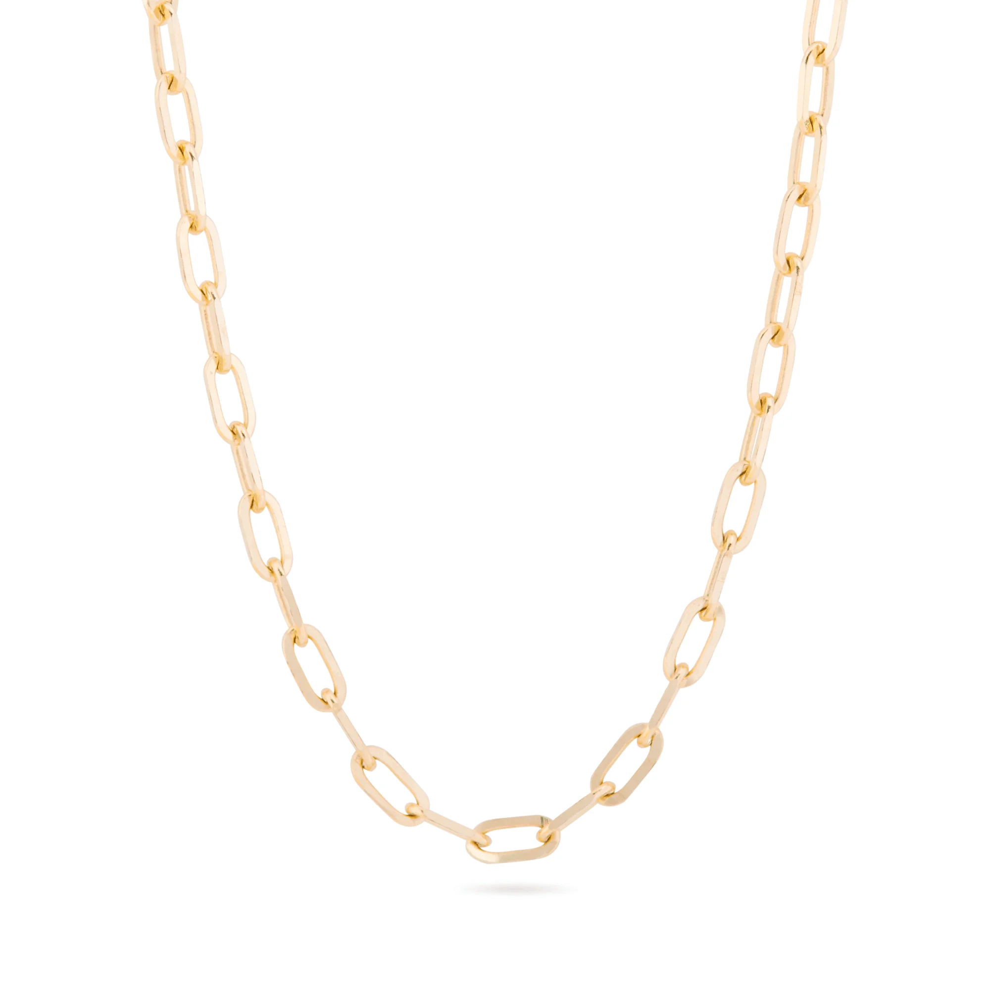 Dainty Paperclip Necklace - 1
