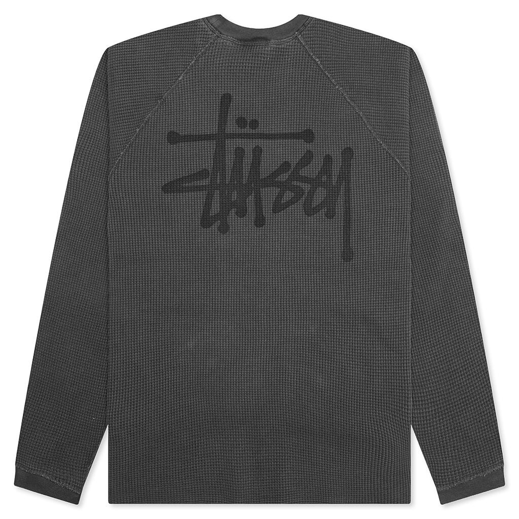 RAGLAN THERMAL BASIC STOCK - WASHED BLACK - 2