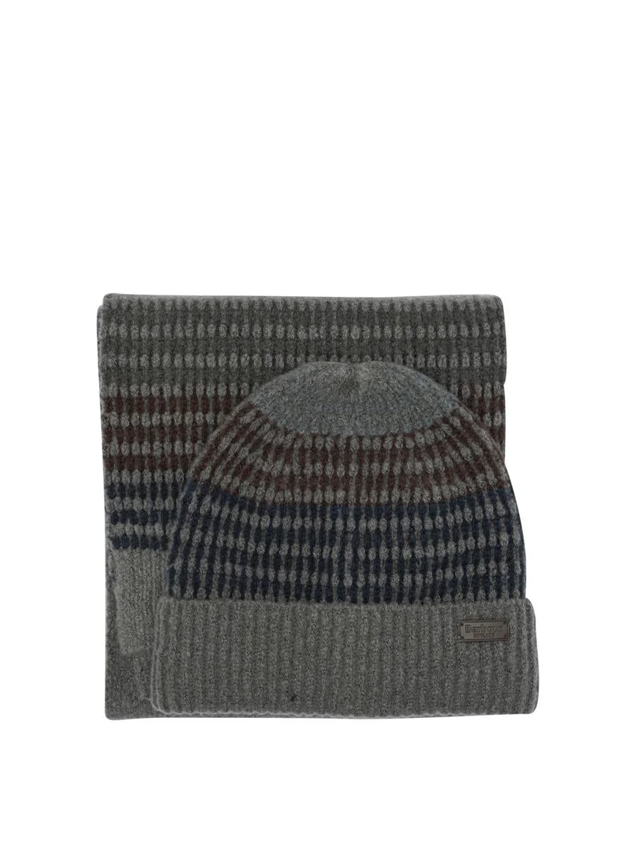 Barbour Branton Beanie & Scarf Set - 1