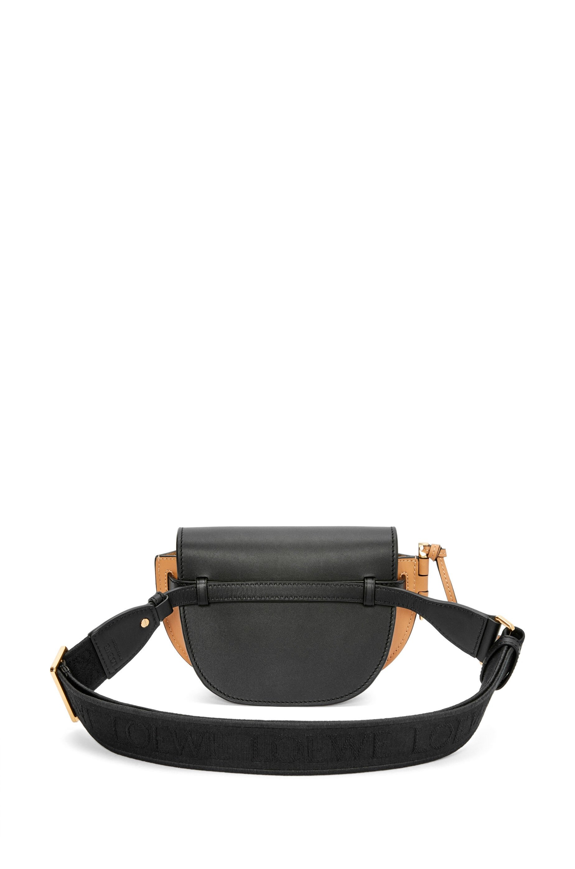 Loewe Mini Gate Dual black/desert bag