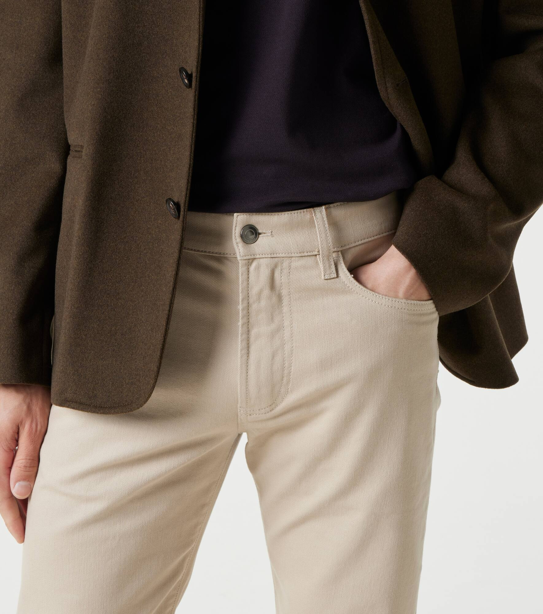 Cotton straight pants - 5