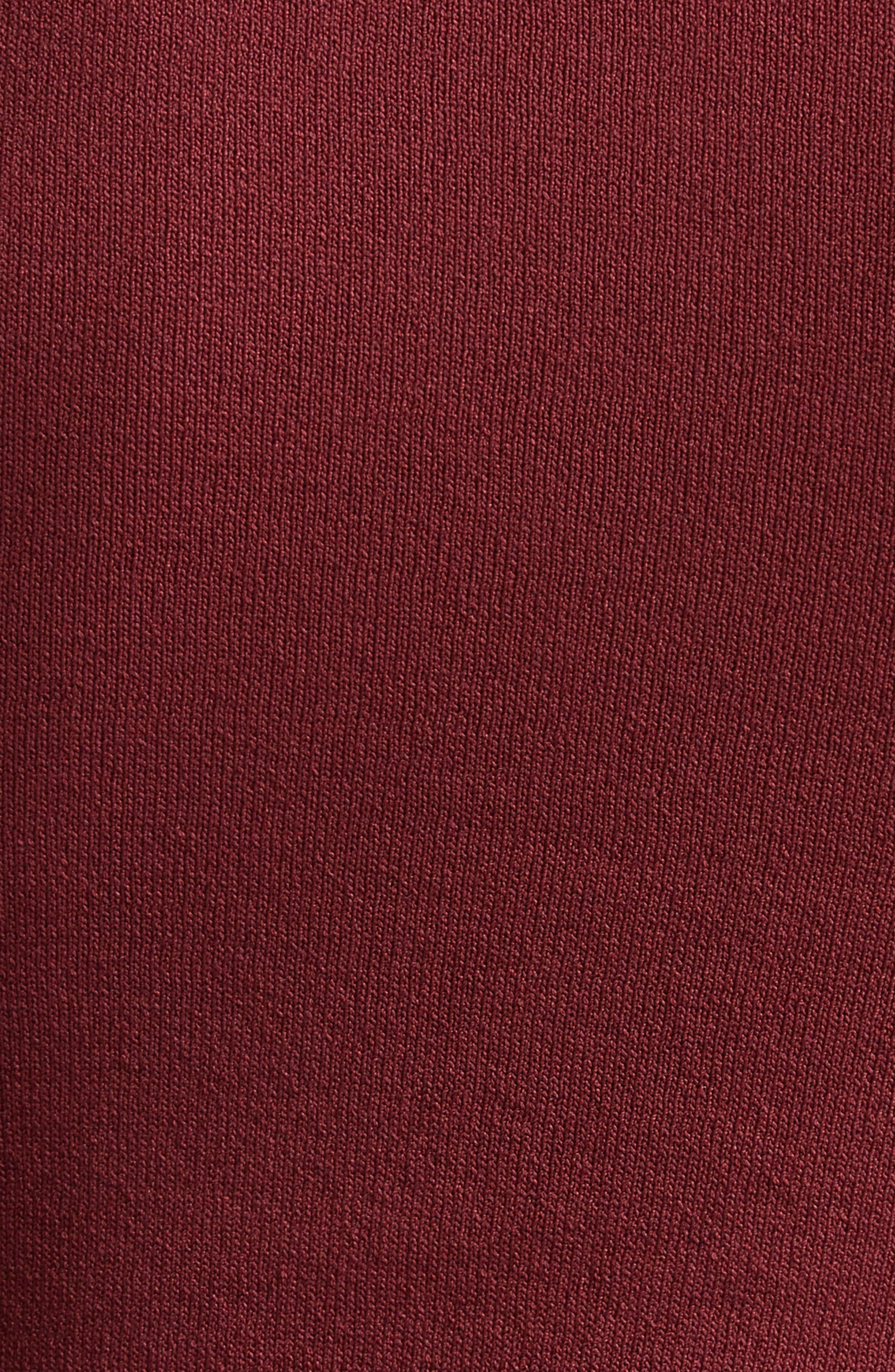 Altuzarra Robb Long Sleeve Knit Body-Con Dress in Grenache at Nordstrom - 6
