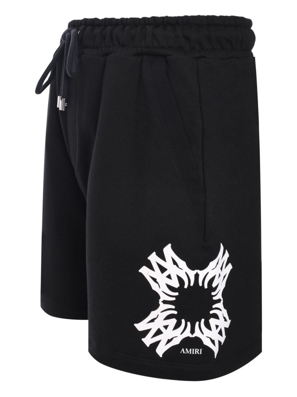 logo-print track shorts - 3