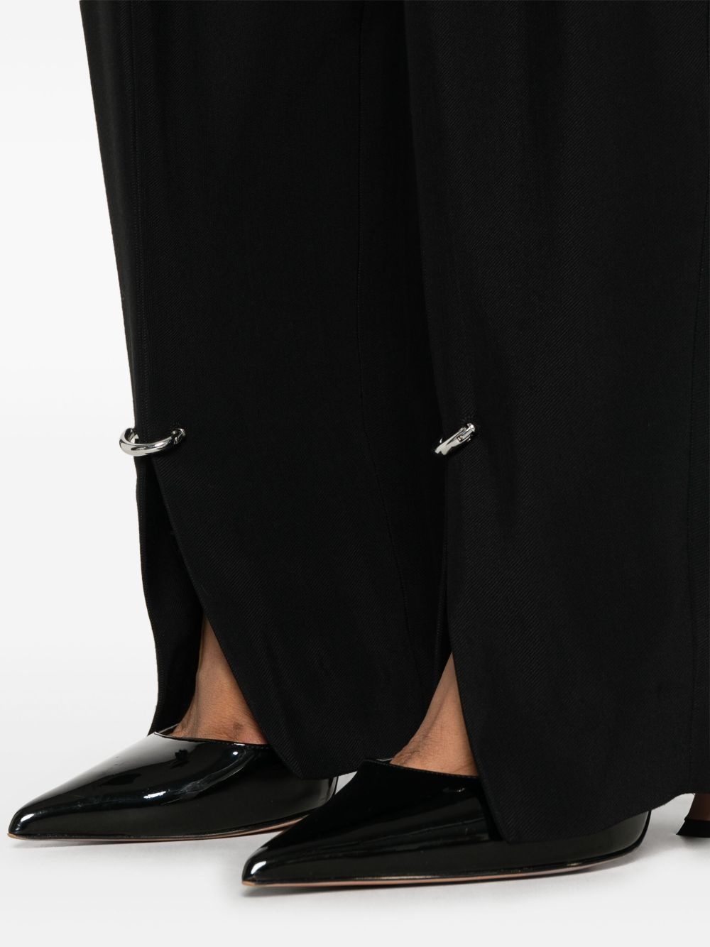 pierced tailored trousers - 5