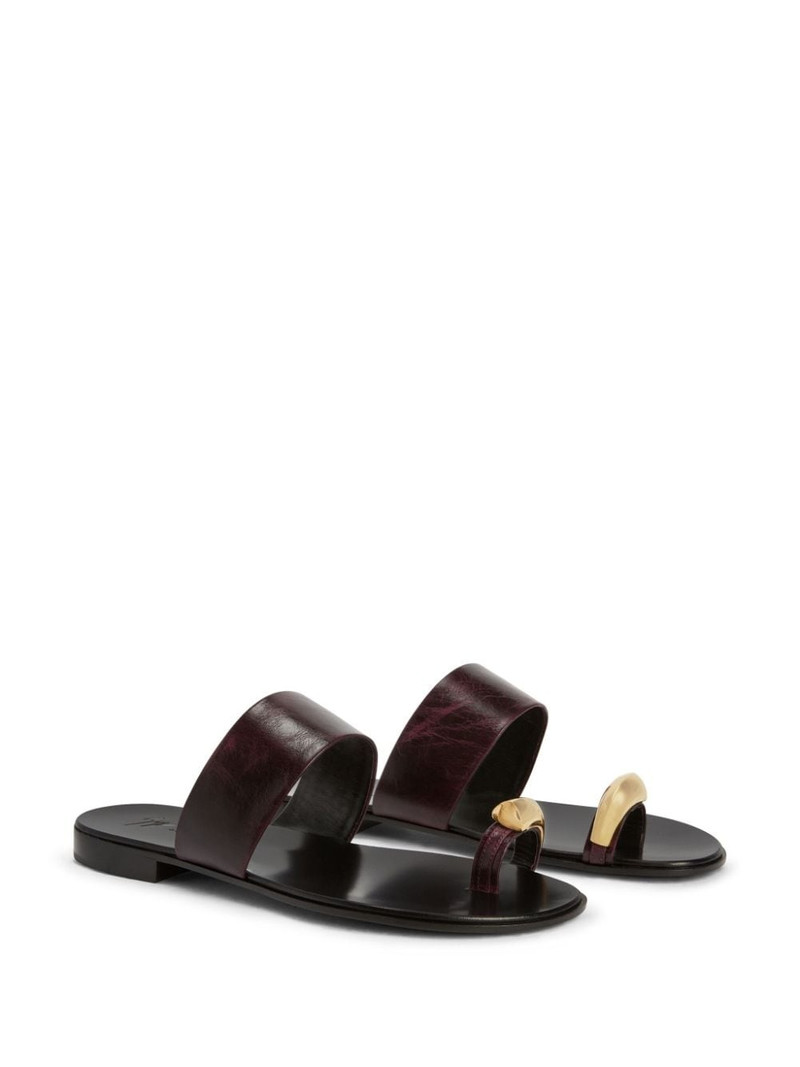 Giuseppe Zanotti Norbert leather sandals outlook