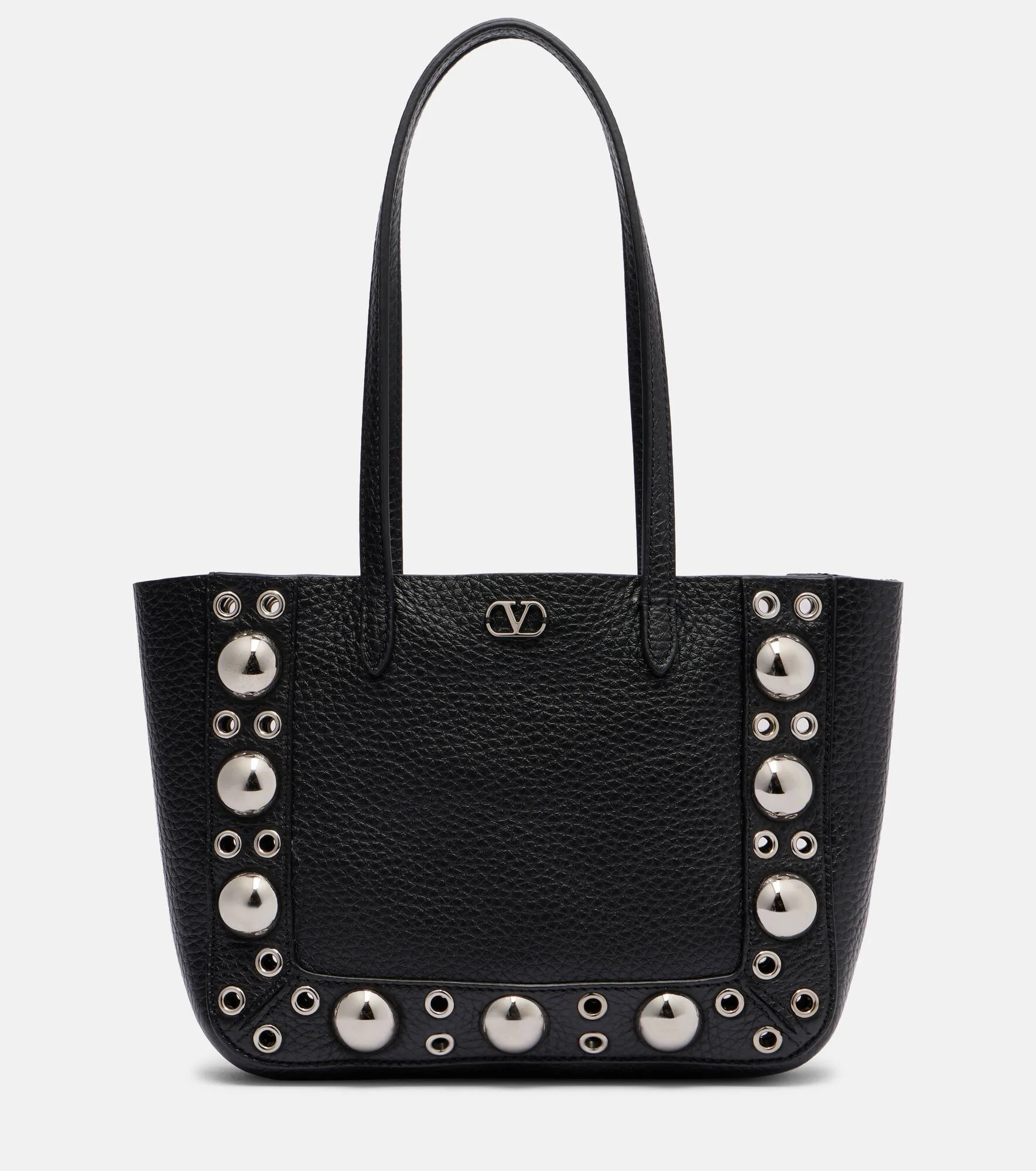 Nellcôte Mini embellished leather shopper - 1