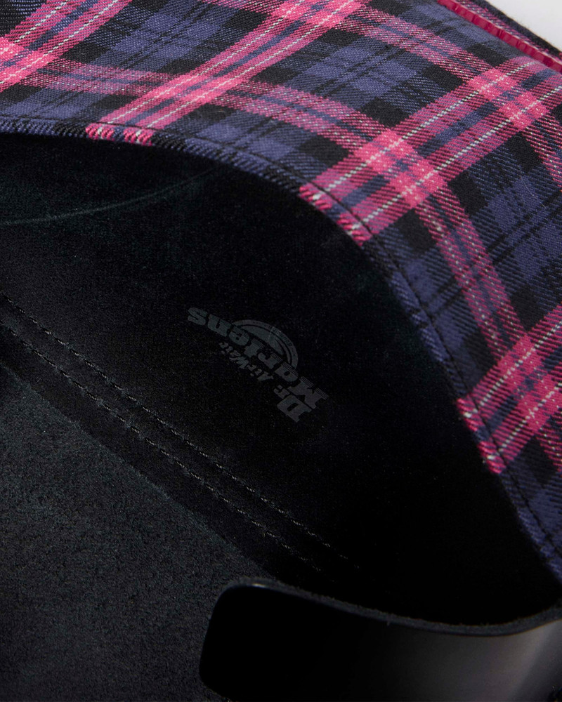 7 INCH SATCHEL PINK TARTAN SATCHEL 7