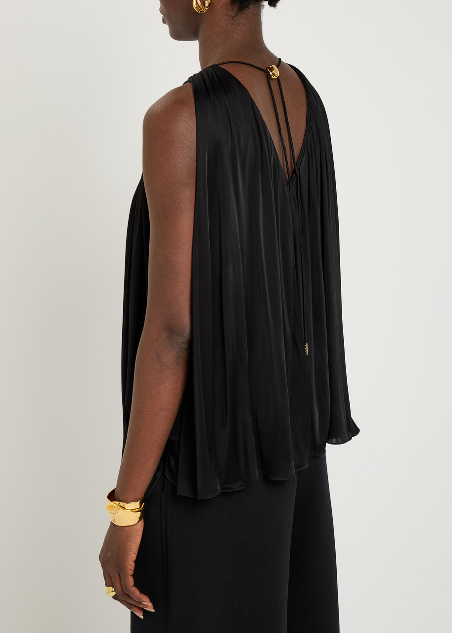 Loewe Halter Ruched Satin top - 3