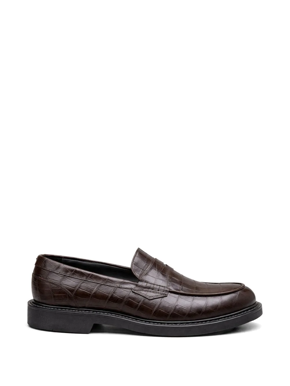 EMBOSSED-PATTERN LOAFERS - 1