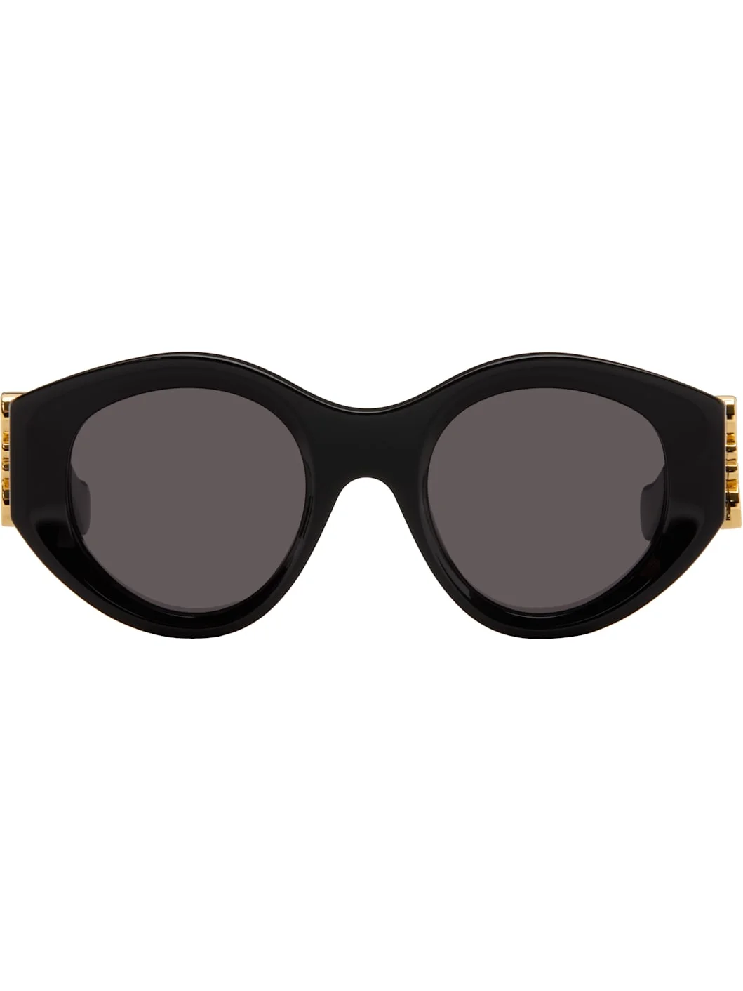 Black Maxi Anagram Butterfly Sunglasses - 1