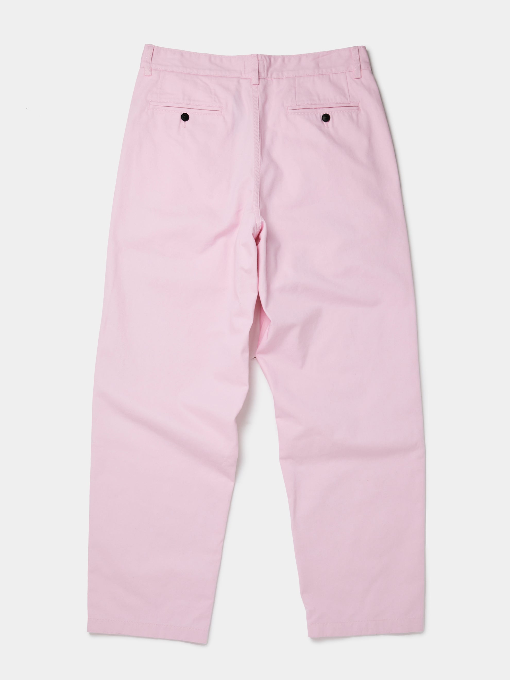 TWILL DOUBLE-PLEAT PANTS (PINK) - 7
