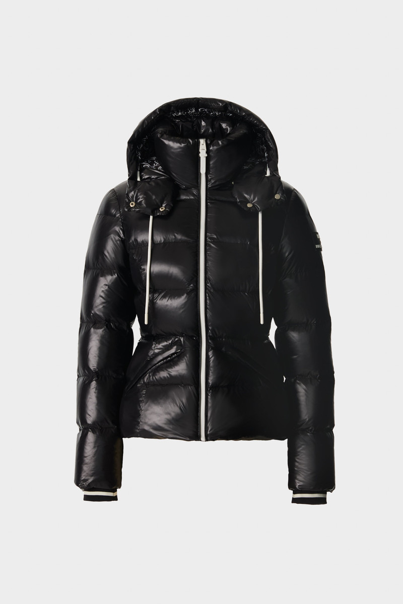 MACKAGE MADALYN-RR Logo Pattern Down Jacket — MACKAGE x Roller Rabbit outlook