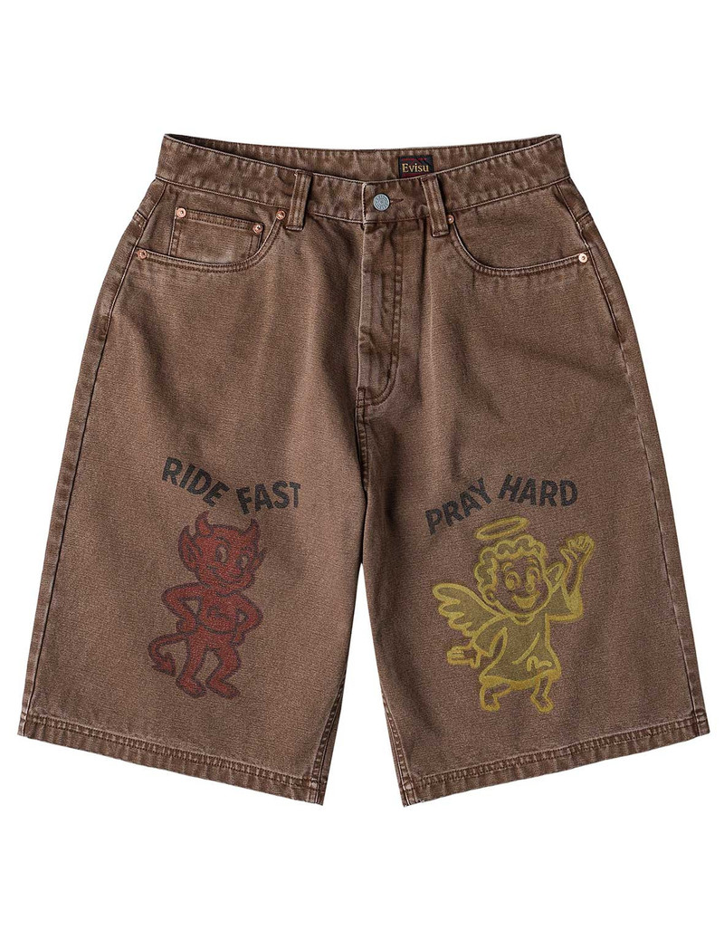 Washed Wide Wale Shorts 14
