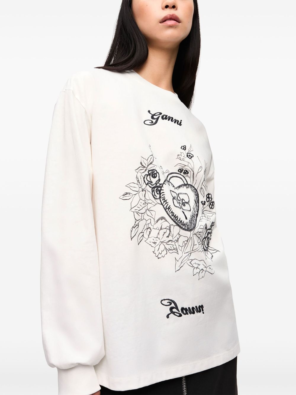 graphic-print sweatshirt - 4