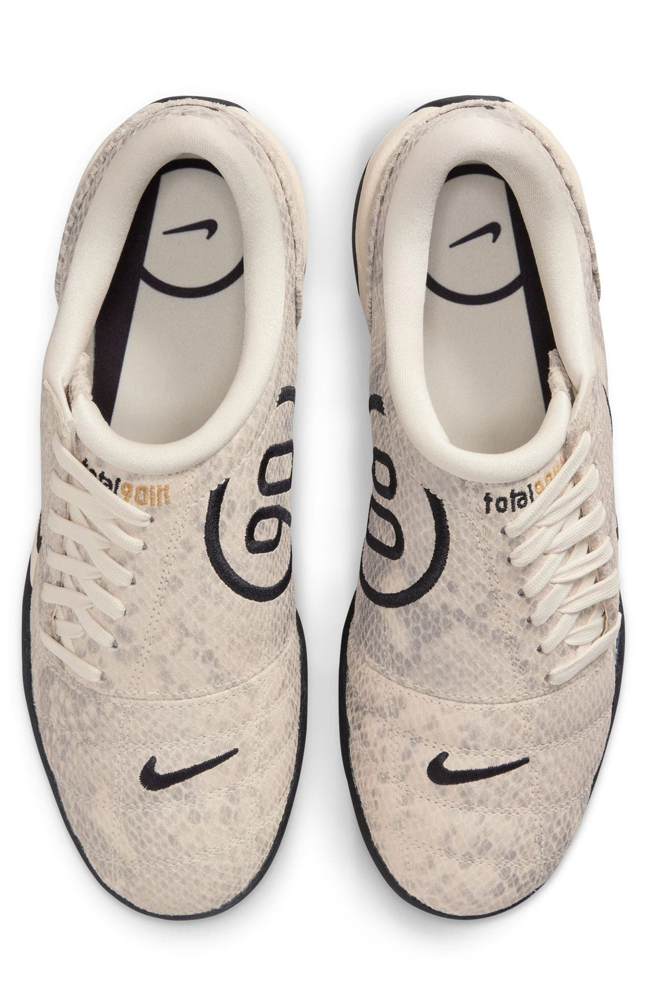 Nike Total 90 Soccer Sneaker in Pale Ivory/Black/Ivory/Gold at Nordstrom - 3