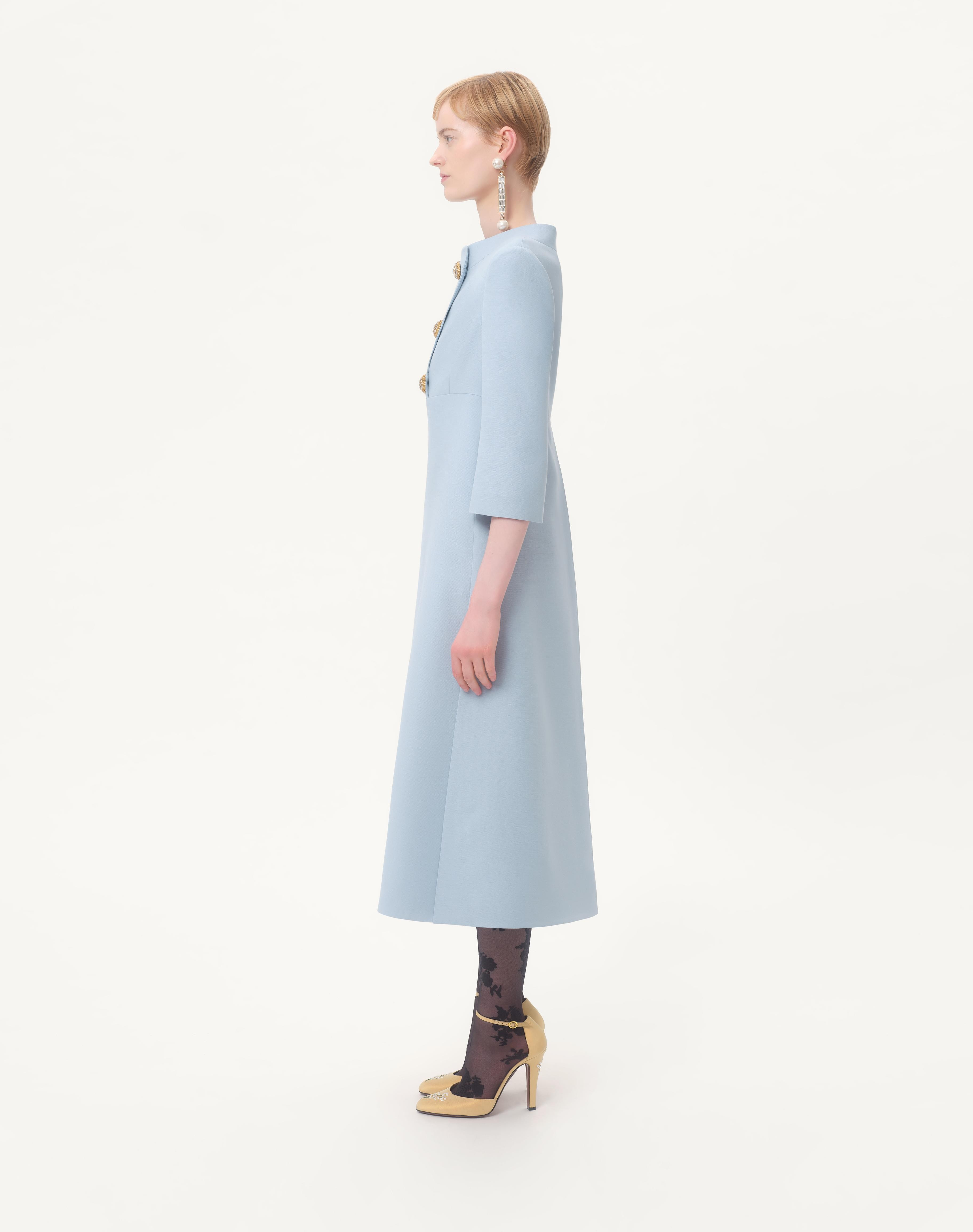 CREPE COUTURE MIDI DRESS - 6