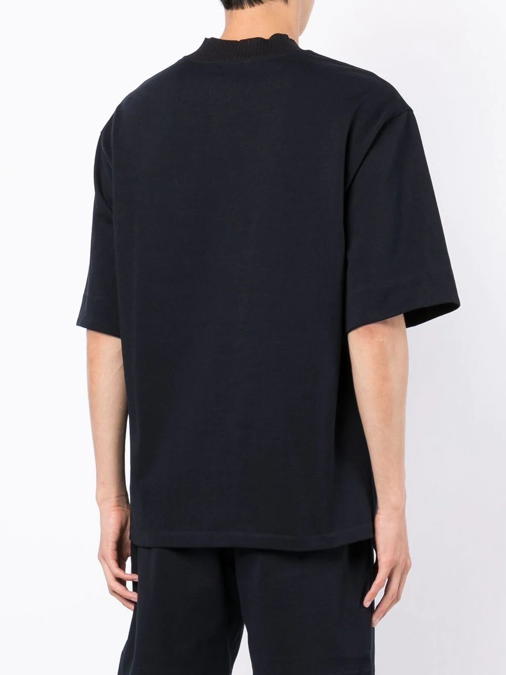 contrast-trim T-shirt - 4