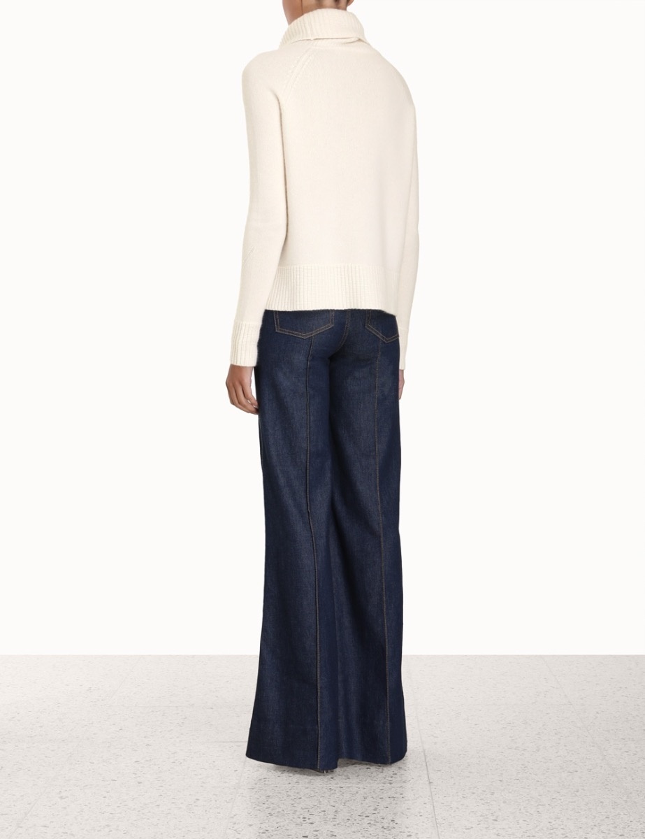 FUNNEL NECK SWEATER - 4