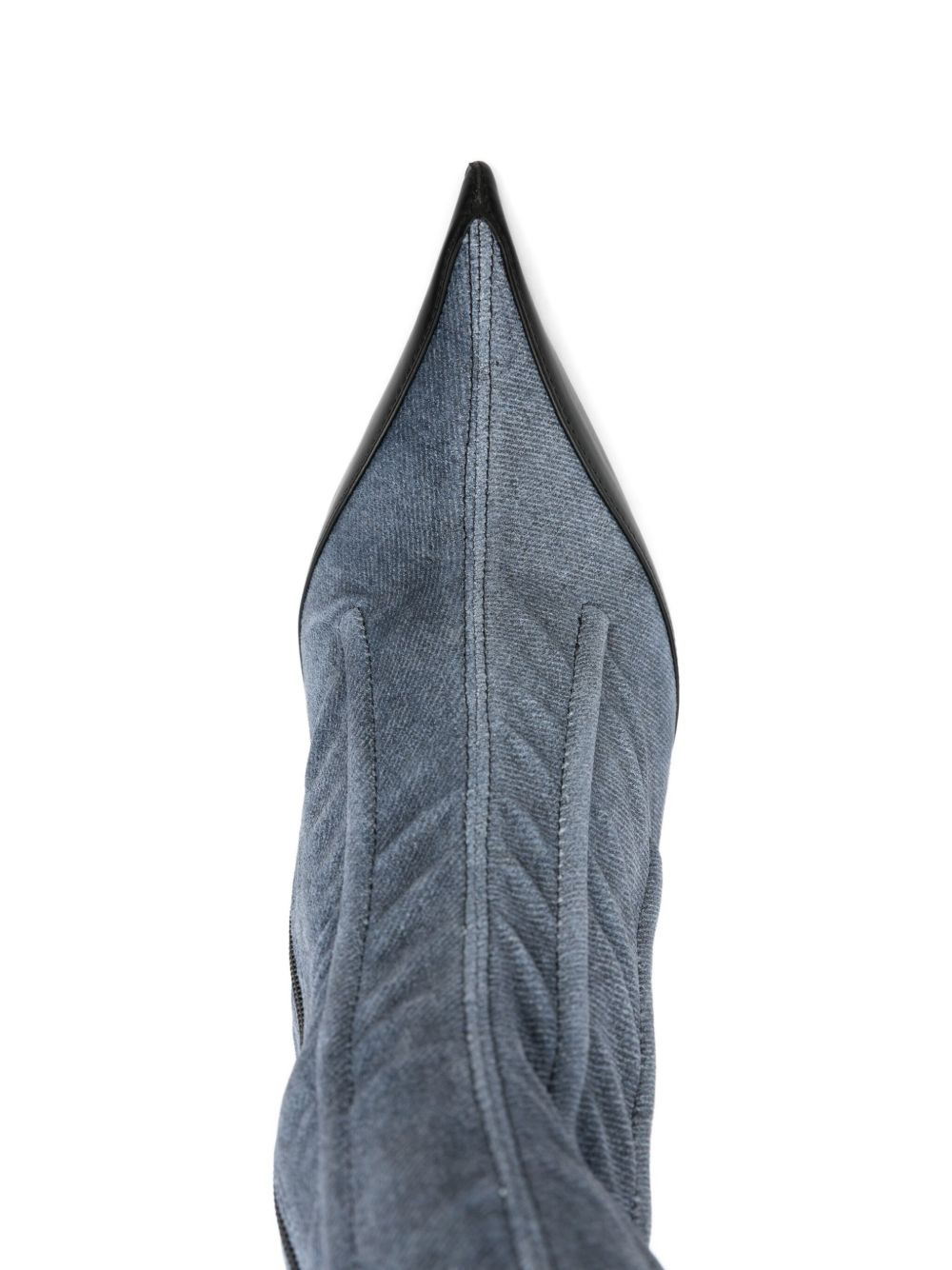 110mm pointed-toe ankle boots - 4