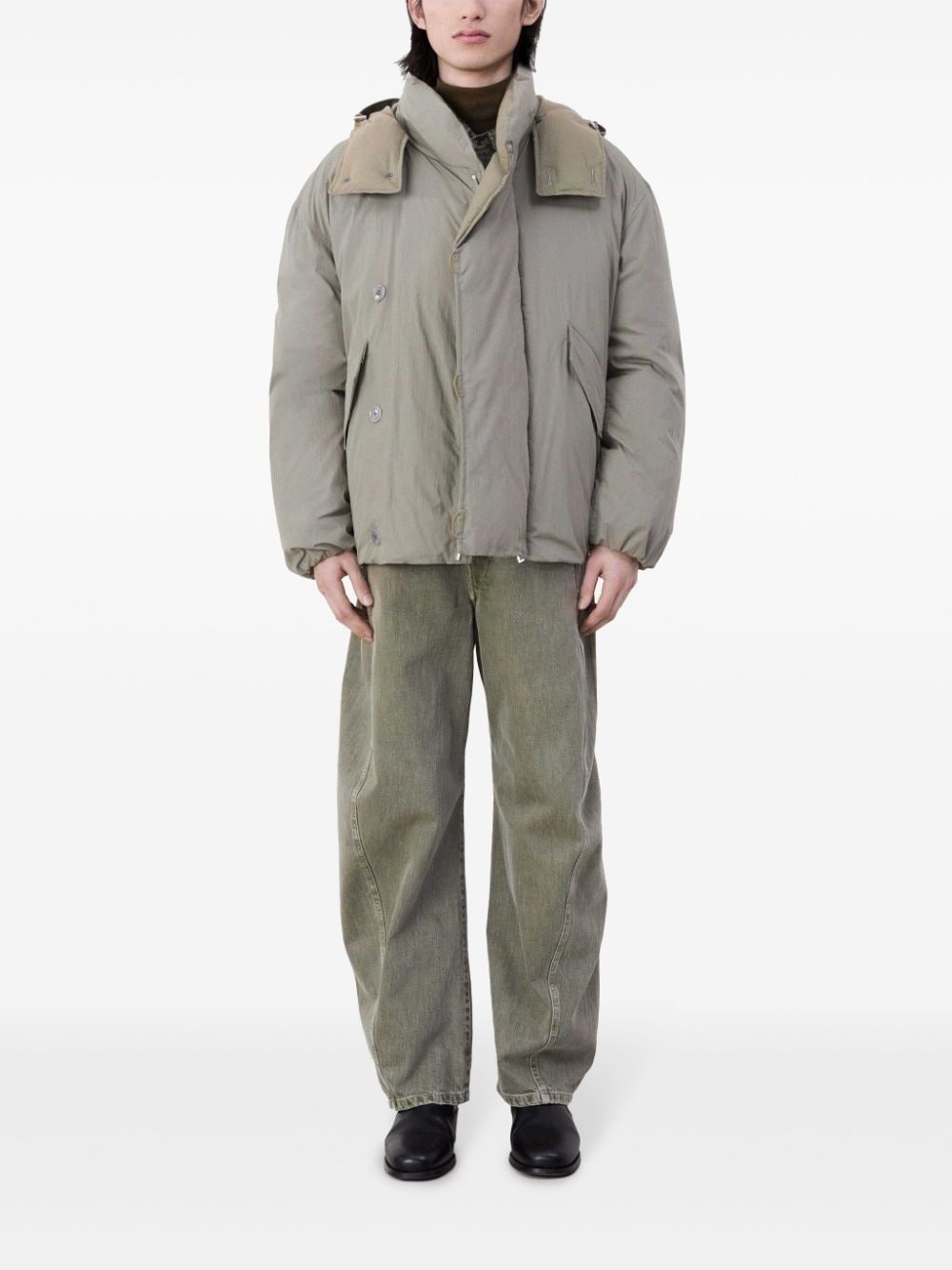 hooded puffer jacket - 2