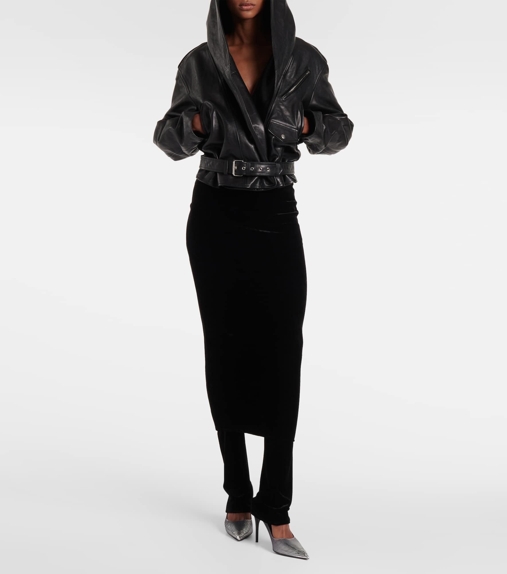 Fluid jersey skirt pants - 2