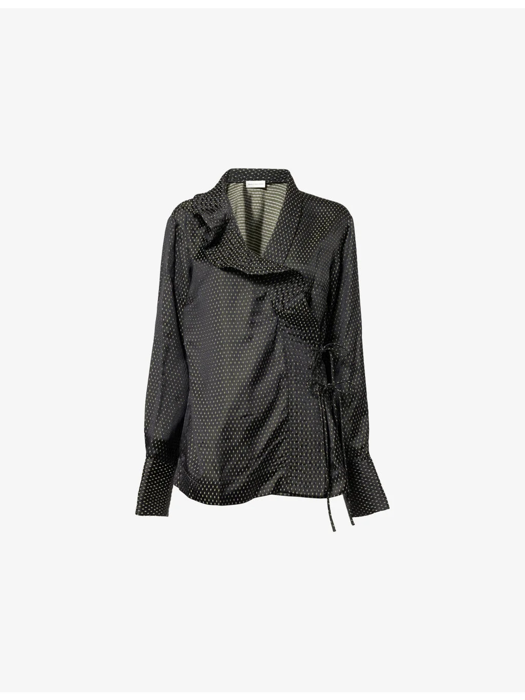 Frilled Printed Woven Shirt - 1