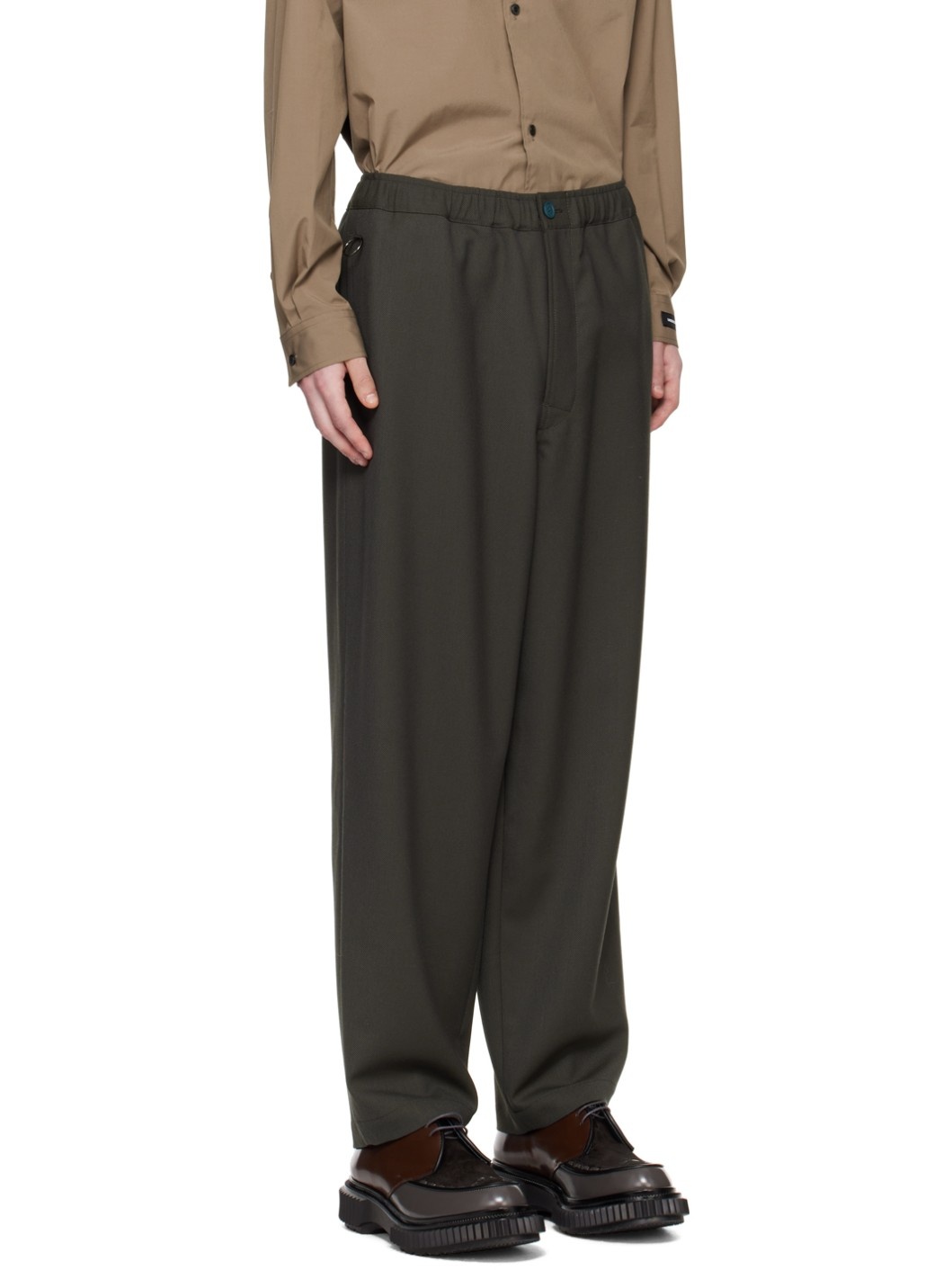 Gray O-Ring Trousers - 2