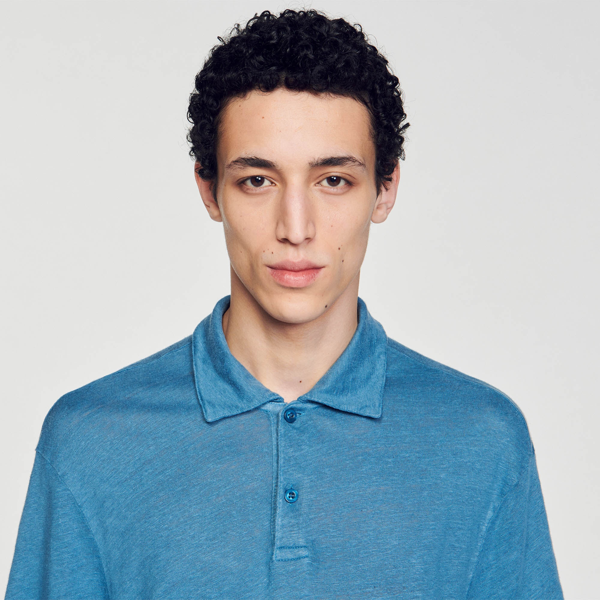 LINEN POLO SHIRT - 4