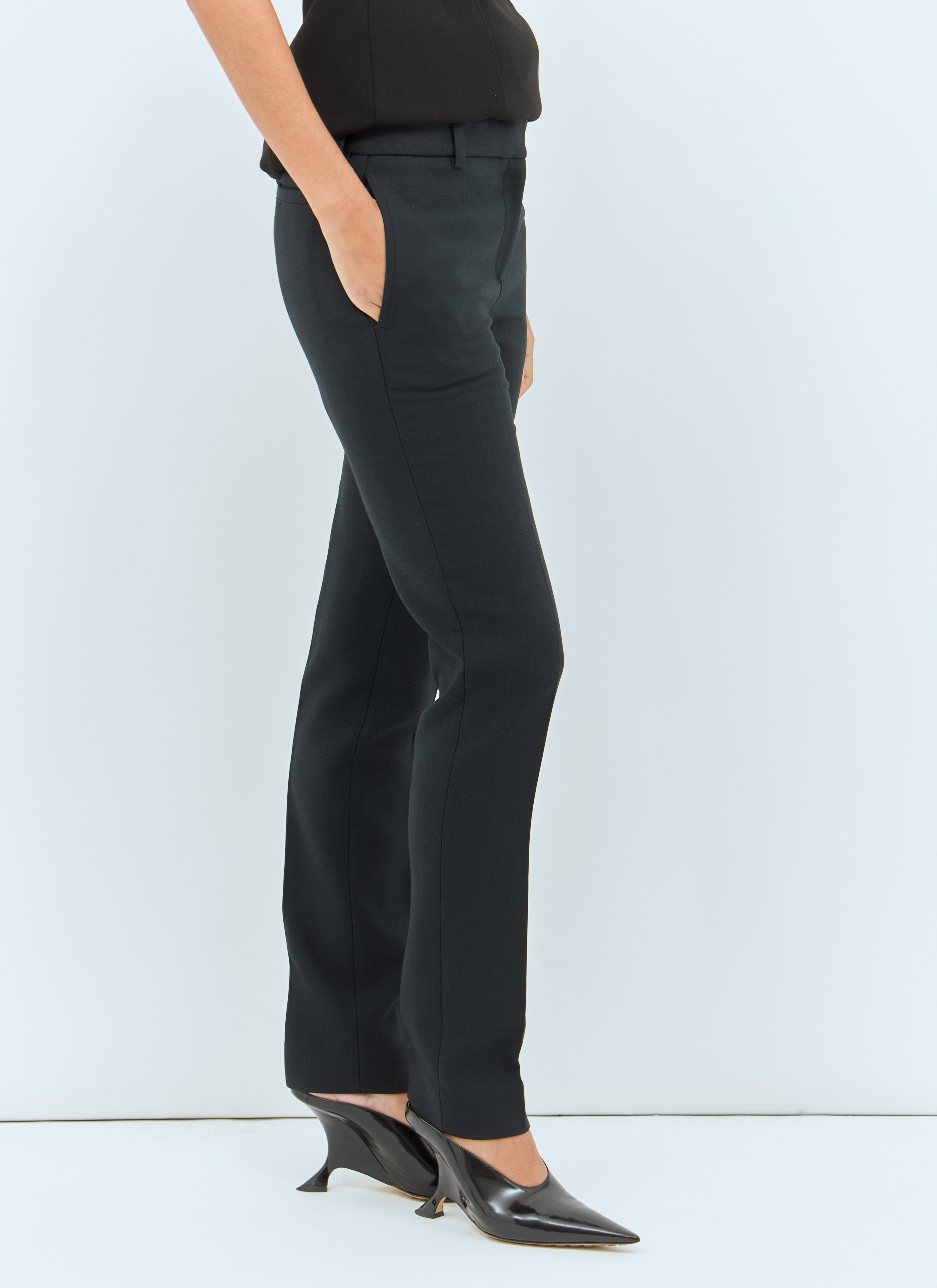 Toteme Women Low-Waist Slim Pants - 5